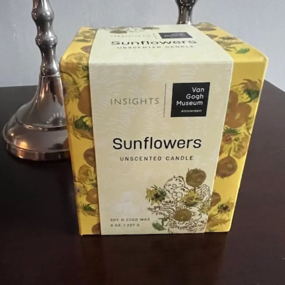 BNIB: Insights Unscented Candle x Van Gogh Museum - Picture 1 of 3